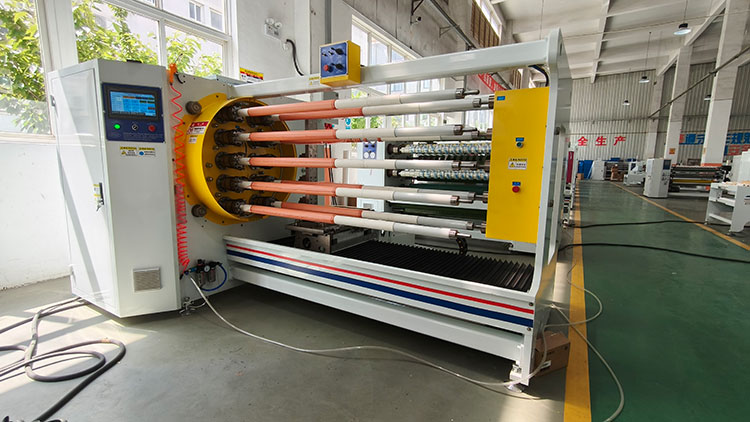 GD-710 ten shafts adhesive tape cutting machine