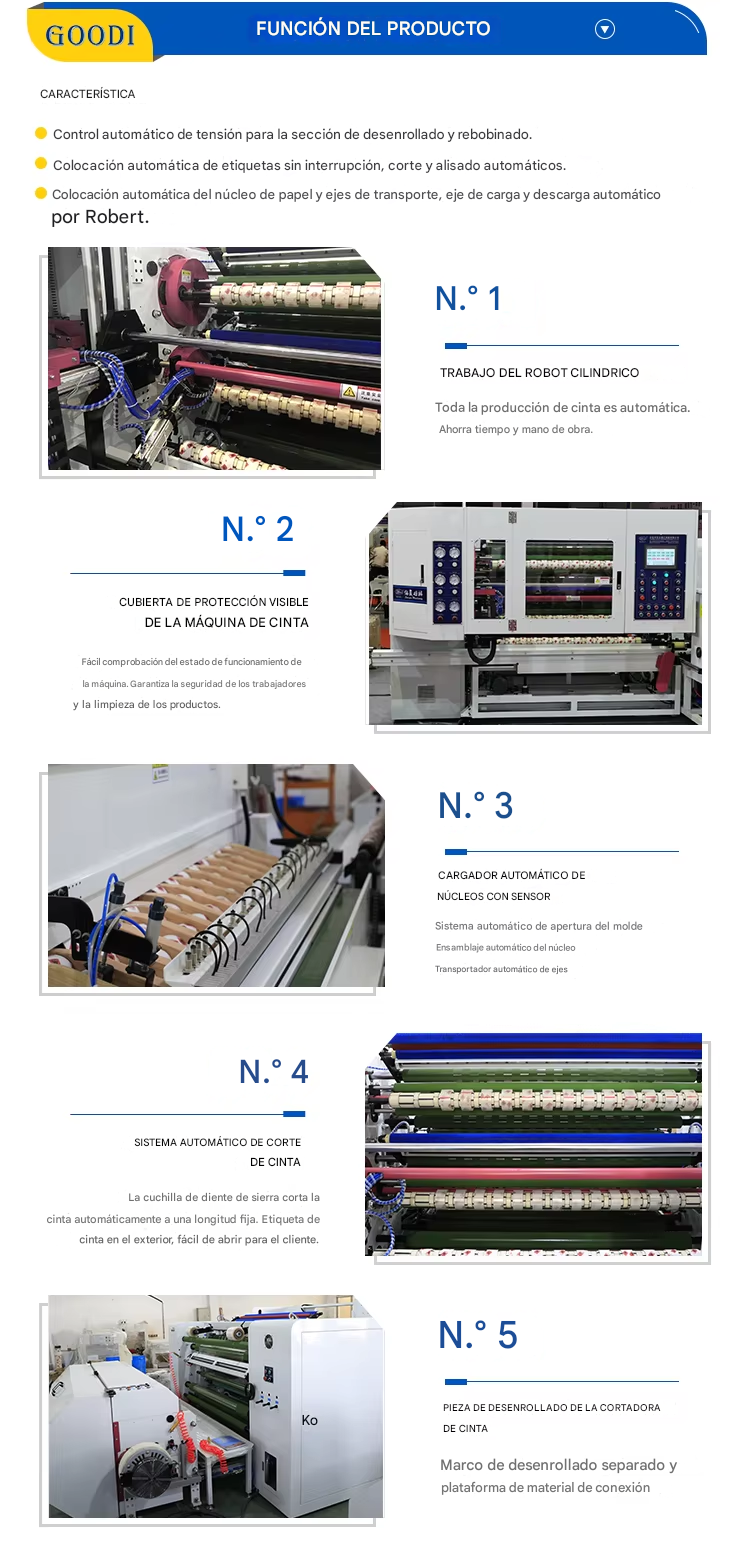 GD-660 Máquina cortadora de cinta BOPP totalmente automática